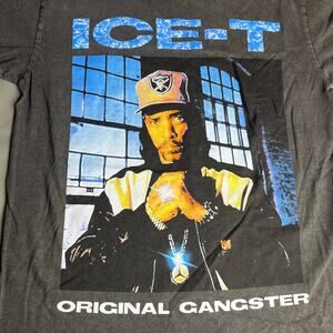 Ice-T Shirt Dark Gray Small Original Gangster The Next 50 Hip-Hop